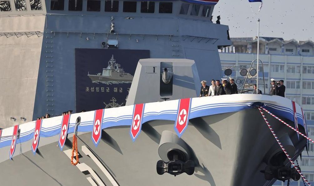 Korut Resmikan Kapal Perang Baru Usai Kim Jong Un Murka